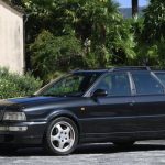 Black Audi RS2 parked